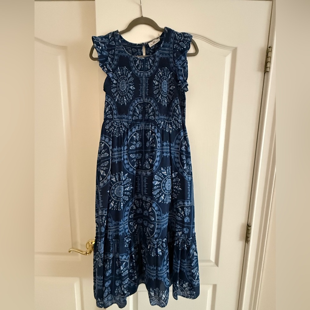 Vineyard Vines Navy Midi Dress